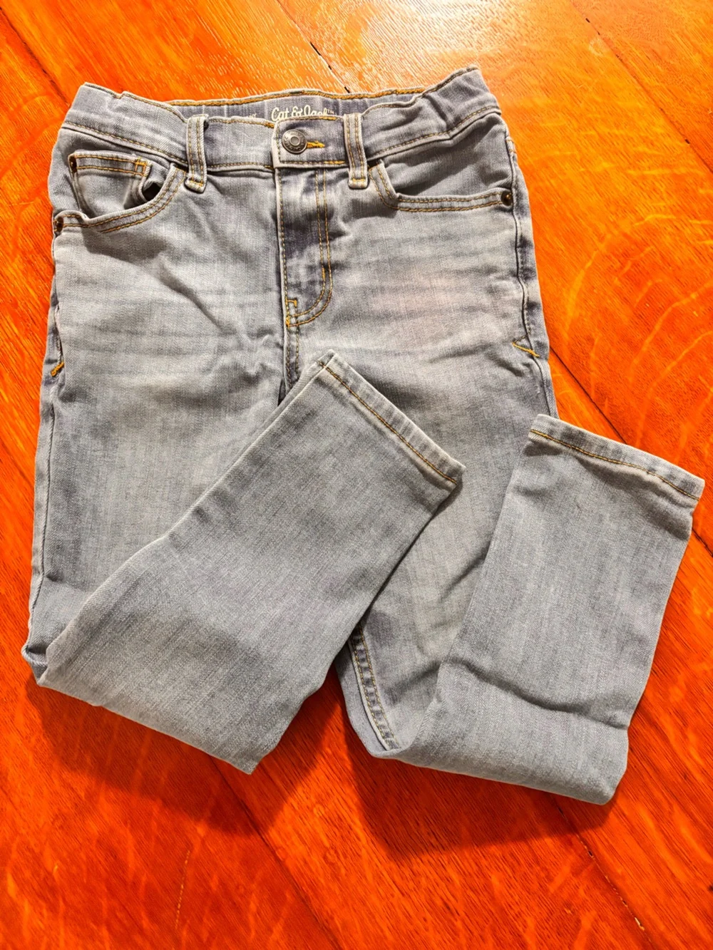 Cat & Jack boys skinny blue jeans size 6